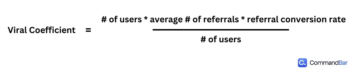 viral coefficient calculation