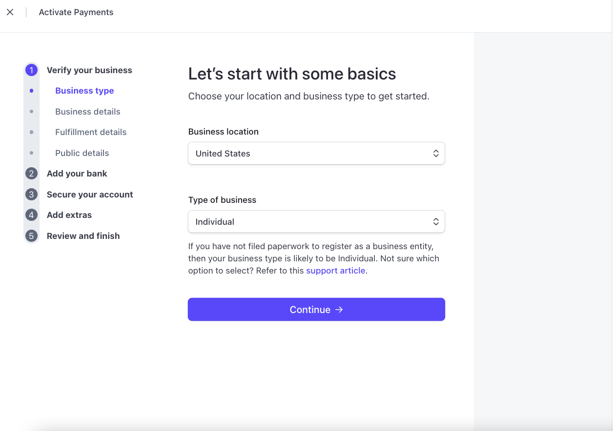 Stripe onboarding 2